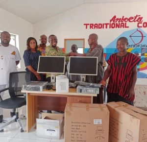 Ho West: MP donates office equipment to Anfoeta Traditional Council